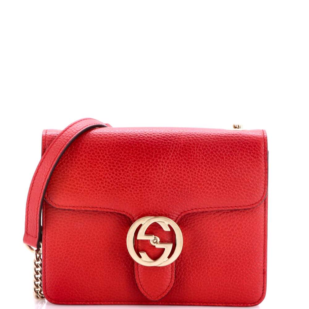 Gucci Interlocking Shoulder Bag Leather #348307G88B